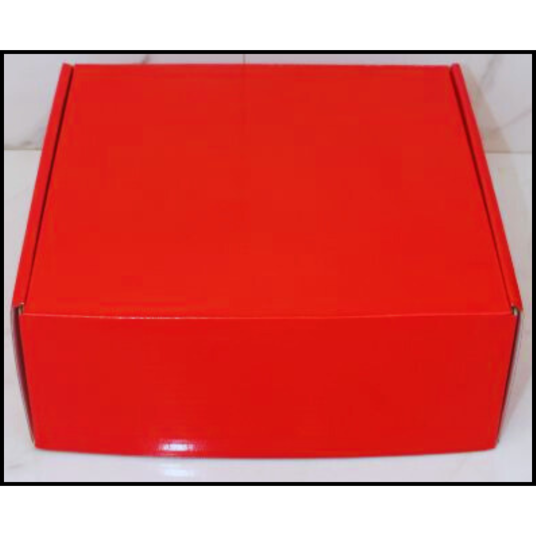 8x8x3 Red Gift Box