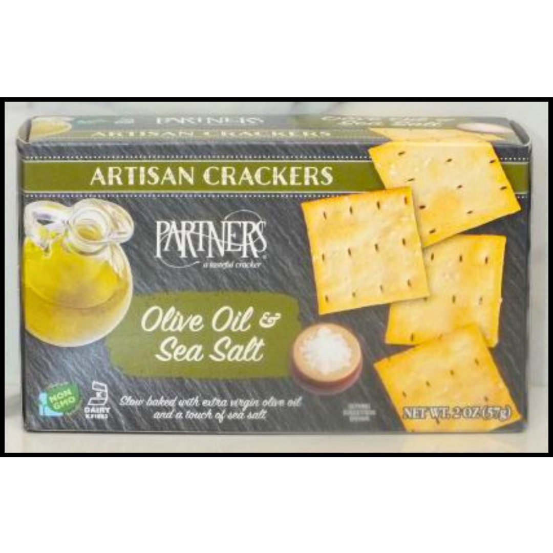 Artisan Olive Oil & Sea Salt Crackers