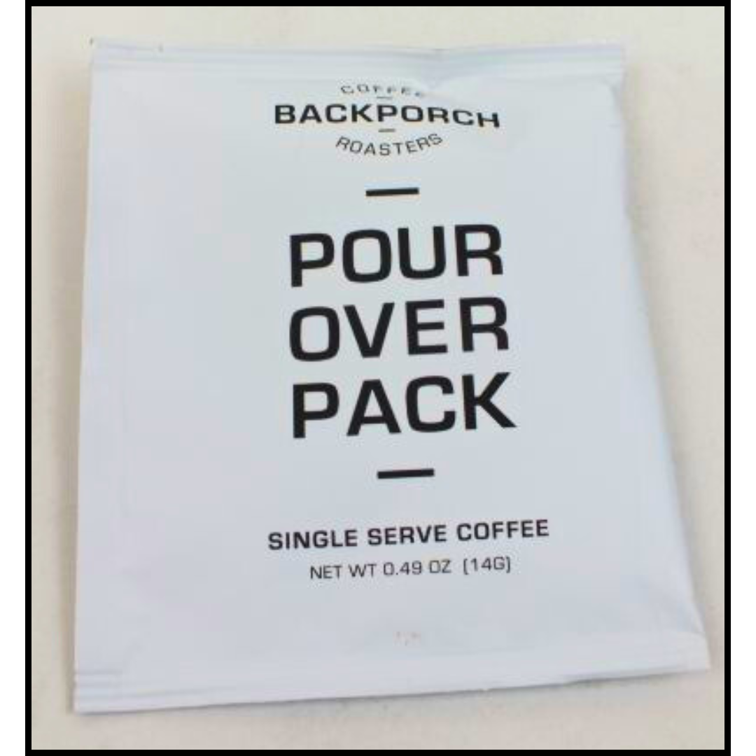 Pour Over Coffee Pack Single Serve