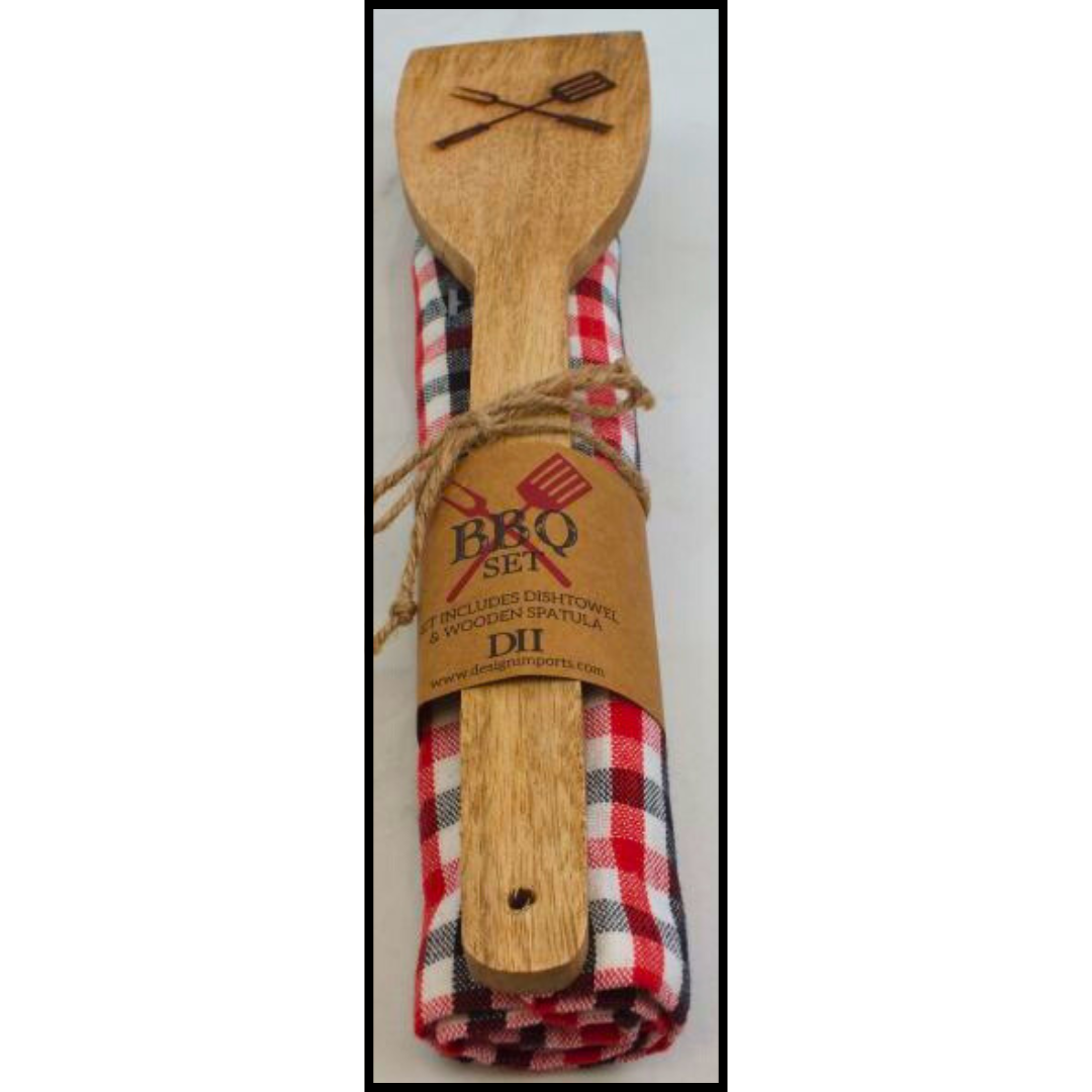 Bbq Dishtowel Spatula Gift Set Option 3.