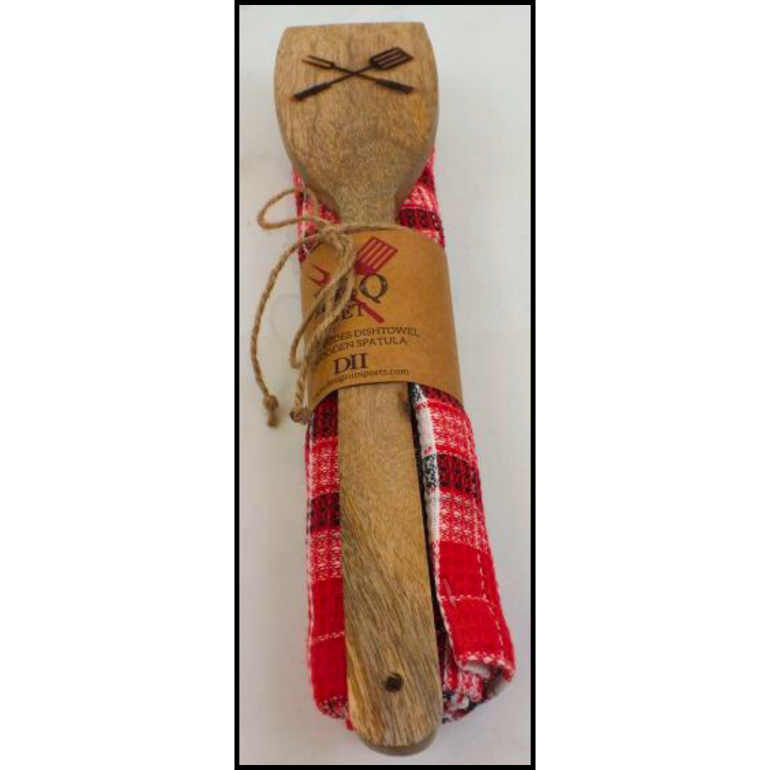 Bbq Dishtowel & Spatula Gift Set Option 1
