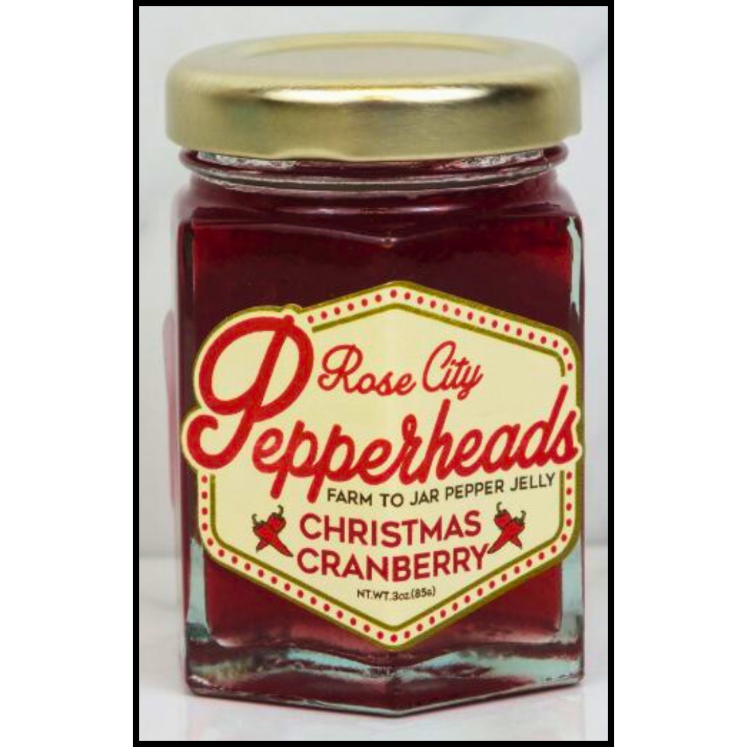 Christmas Cranberry Pepper Jelly 3oz Jar