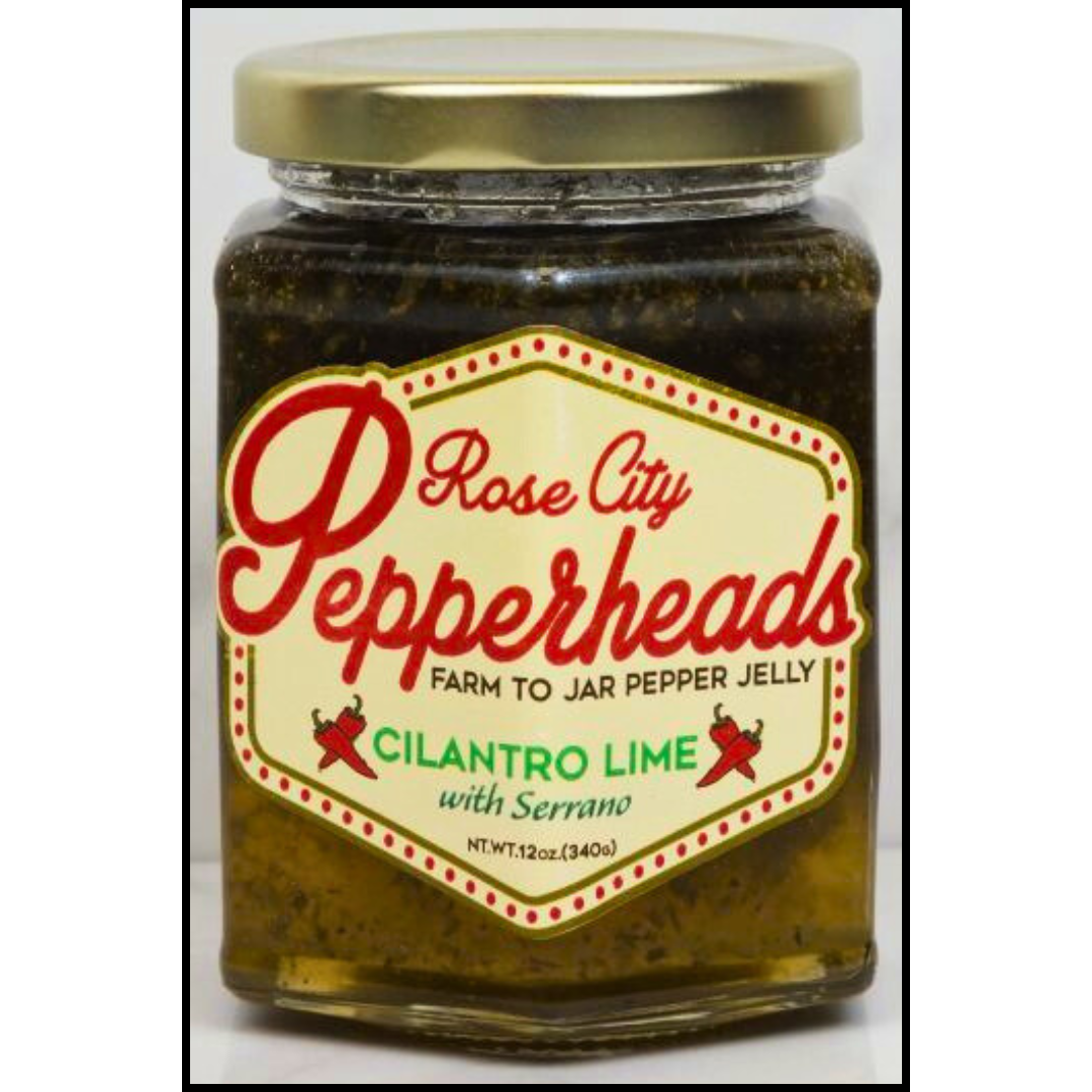 Cilantro Lime with Serrano Pepper Jelly 12oz. Jar