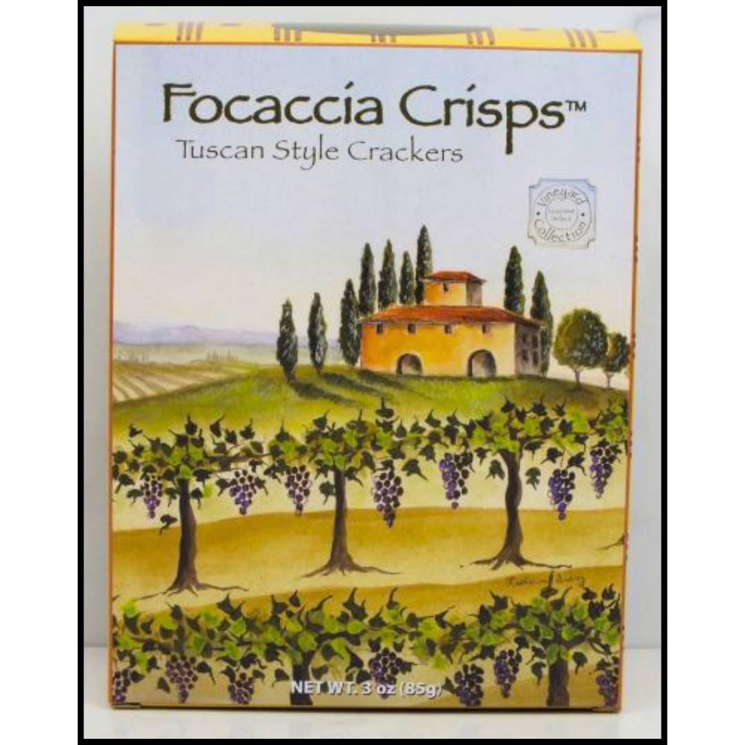Focaccia Crisps Tuscan Style Crackers - Sold Out
