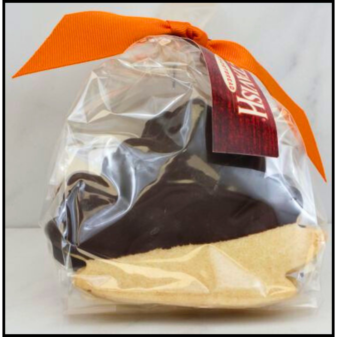 Dark Chocolate Dipped Leaf Shortbread Cookies 2 pk