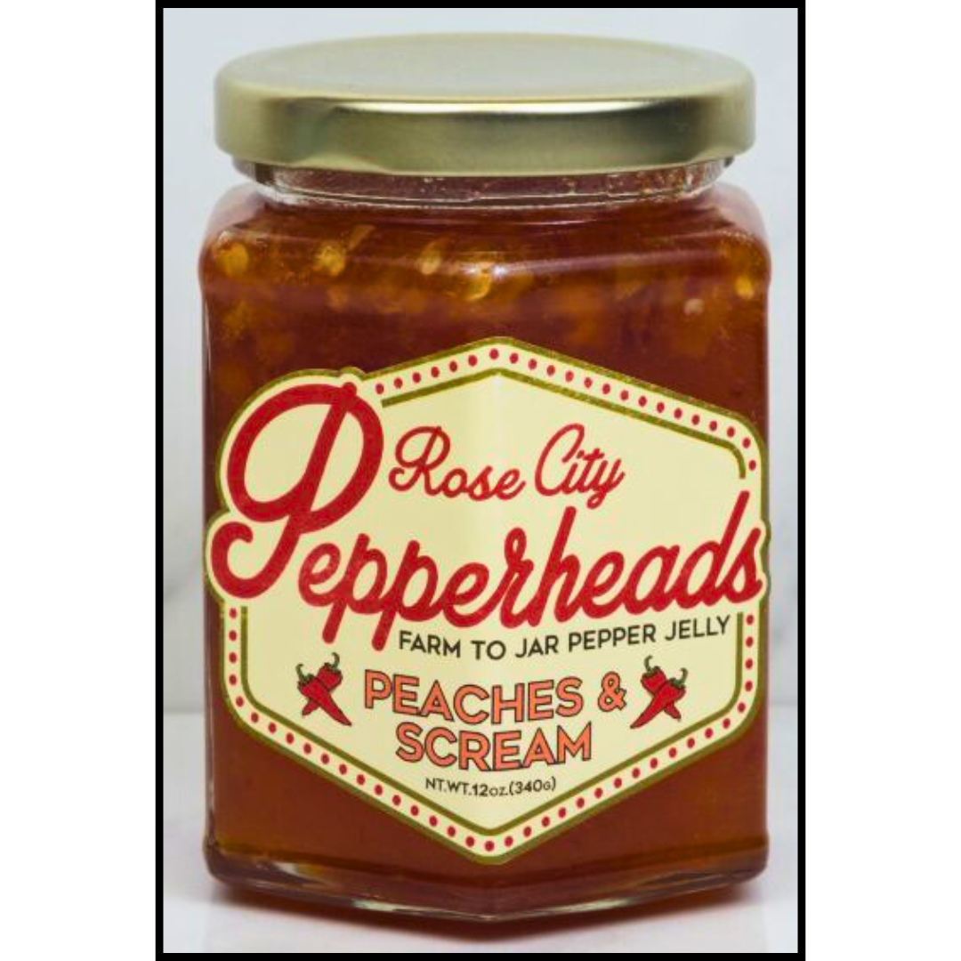 Peaches & Scream Pepper Jelly 12oz. Jar - sold out