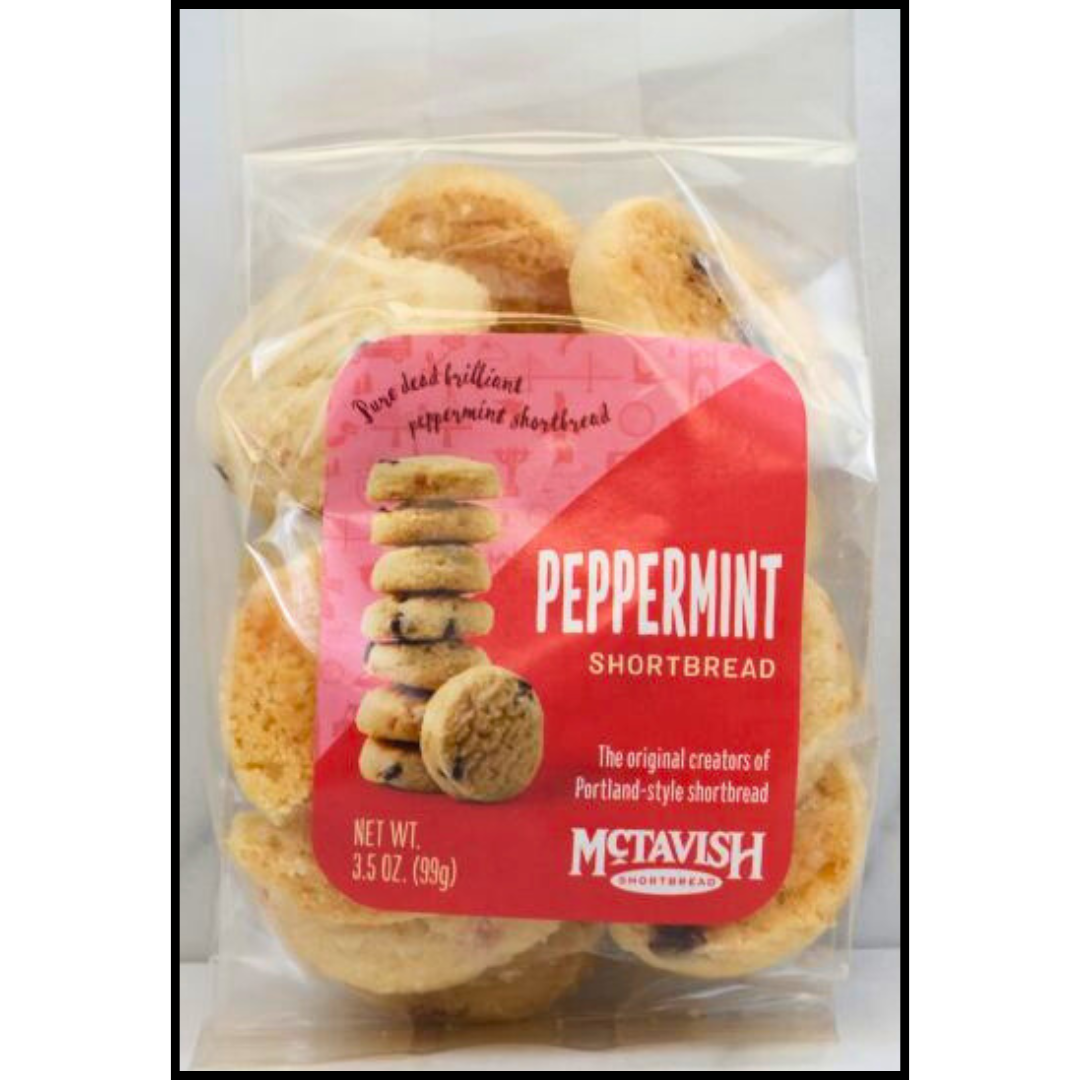 Peppermint Shortbread Bites