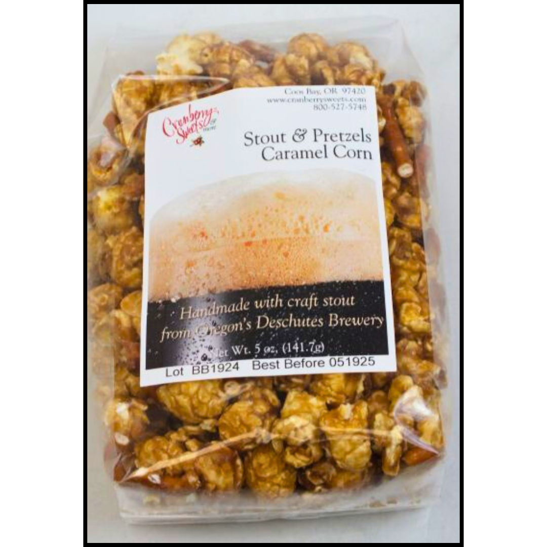 Stout & Pretzels Caramel Corn