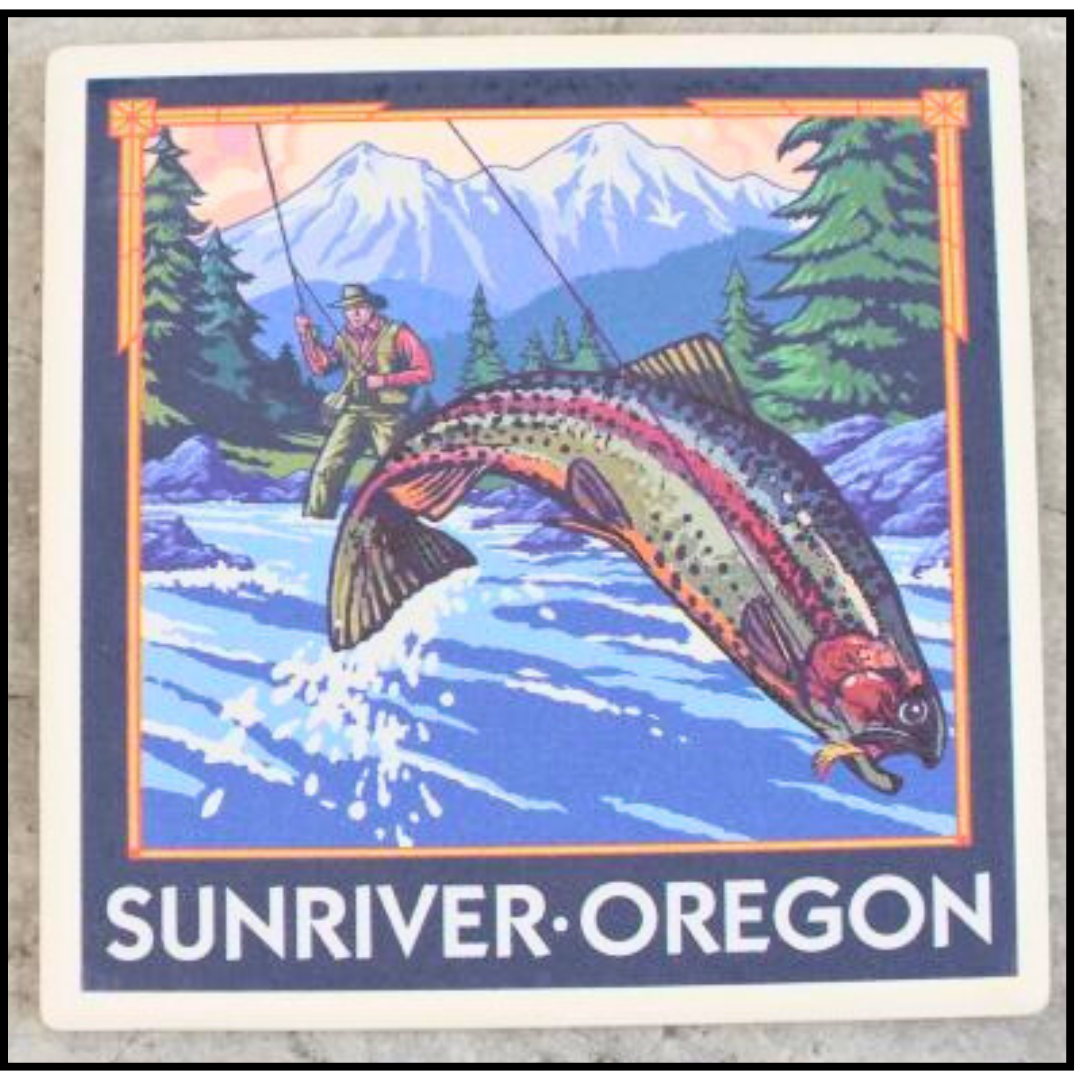 Sunriver - Fish Coaster