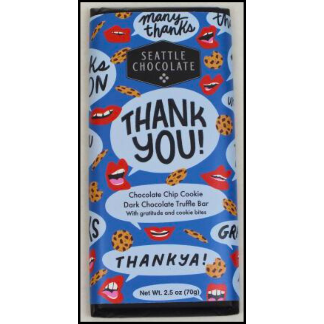 Seattle Chocolate Thank You Chocolate Bar