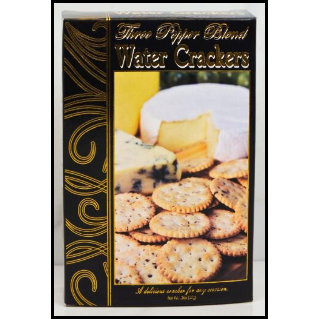 Three Pepper Water Crackers