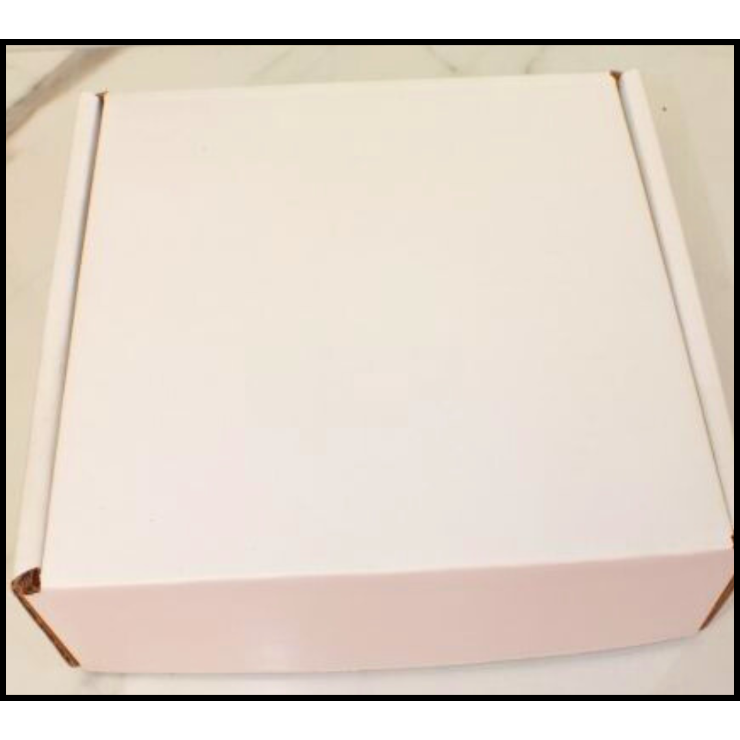 8x8x3 White Gift Box