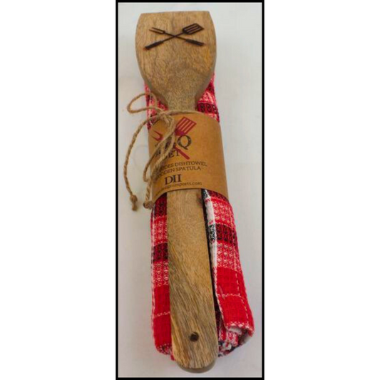 Bbq Dishtowel & Spatula Gift Set Option 1