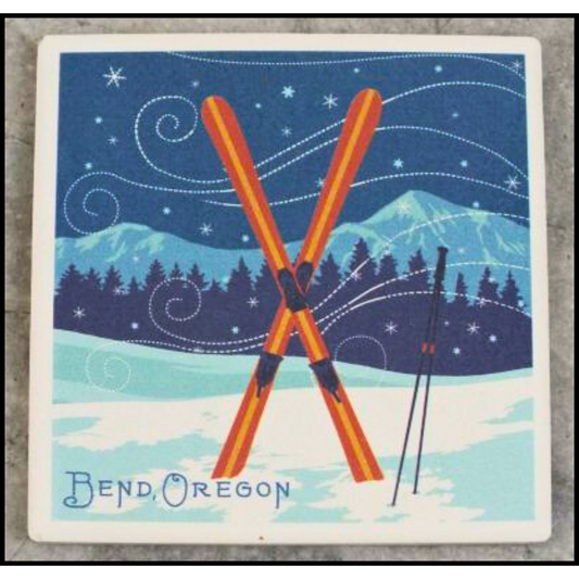Bend Oregon Skis Coaster - sold out
