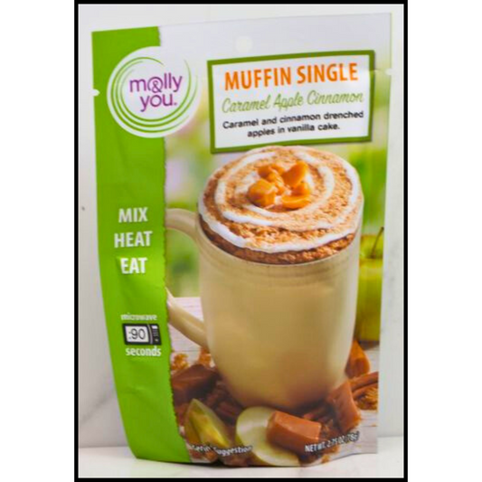 Caramel Apple Cinnamon Muffin Mug Cake