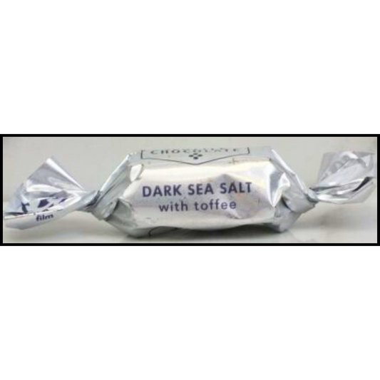 Seattle Chocolate Dark Sea Salt with Toffee - Individual Piece