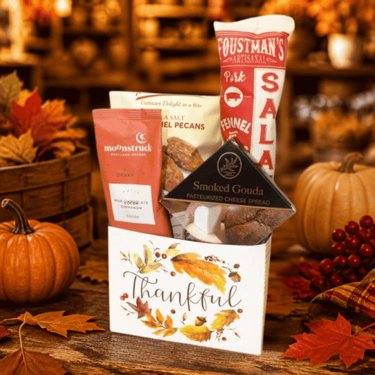 Fall Premium Salami and Cheese Basket
