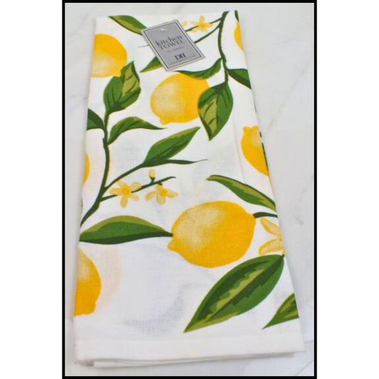 Lemon Bliss Printed Dishtowel