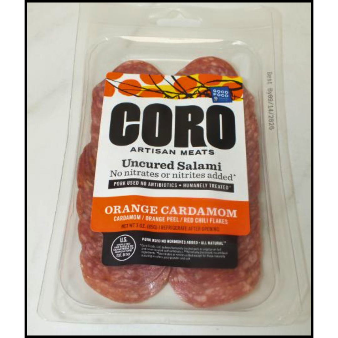Orange Cardamom Sliced Salami