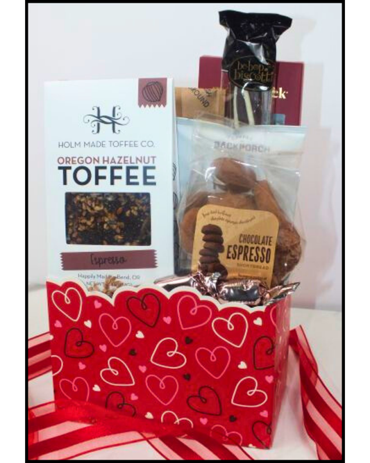 Roasted with Love Coffee Basket