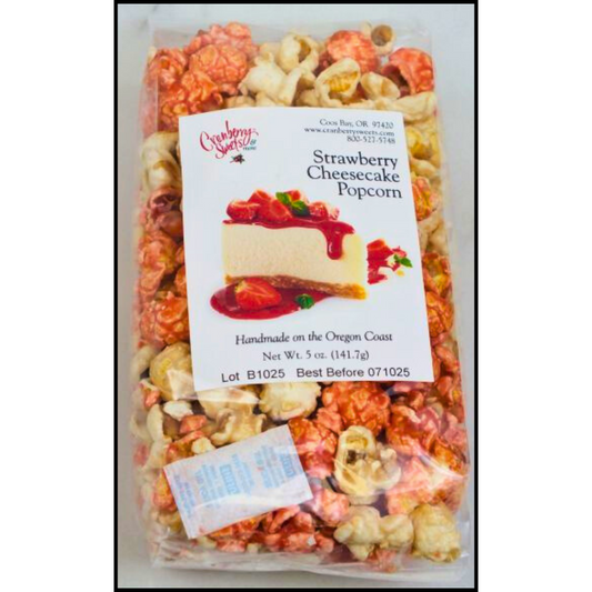 Strawberry Cheesecake Popcorn