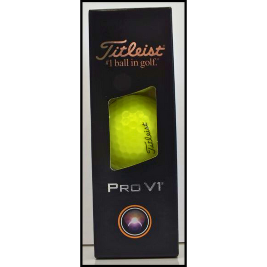 Titlist Pro V1 Golf Balls - Yellow
