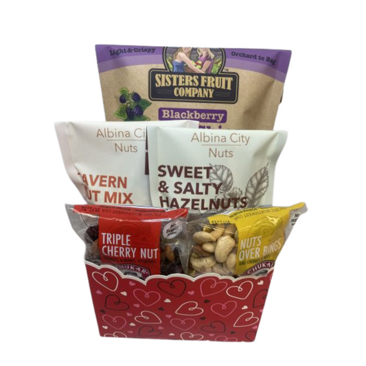 Valentine's Day Northwest Fruit and Nut Sampler