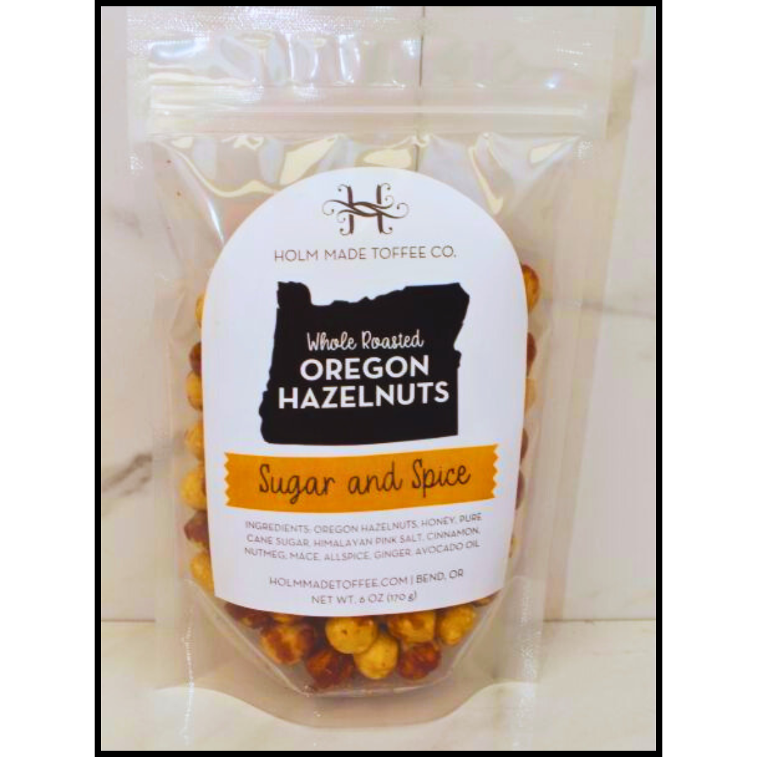Whole Roasted Hazelnuts - Sugar & Spice