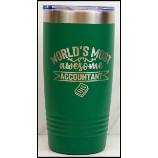 World's Most Awesome Accountant Travel Mug